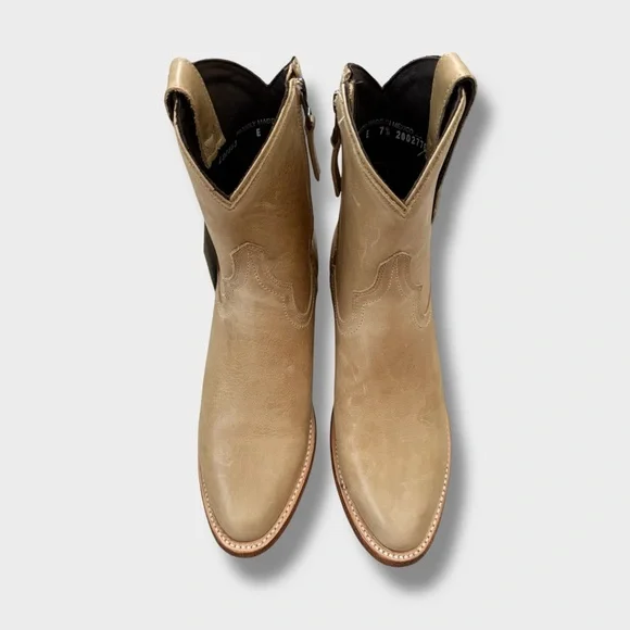 Lane The Plain Jane Bootie in Butterscotch - Picture 4 of 10